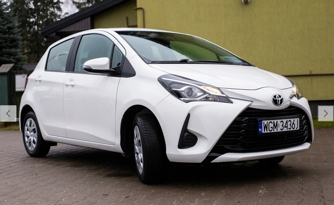 Toyota Yaris cena 48900 przebieg: 31000, rok produkcji 2019 z Józefów małe 121